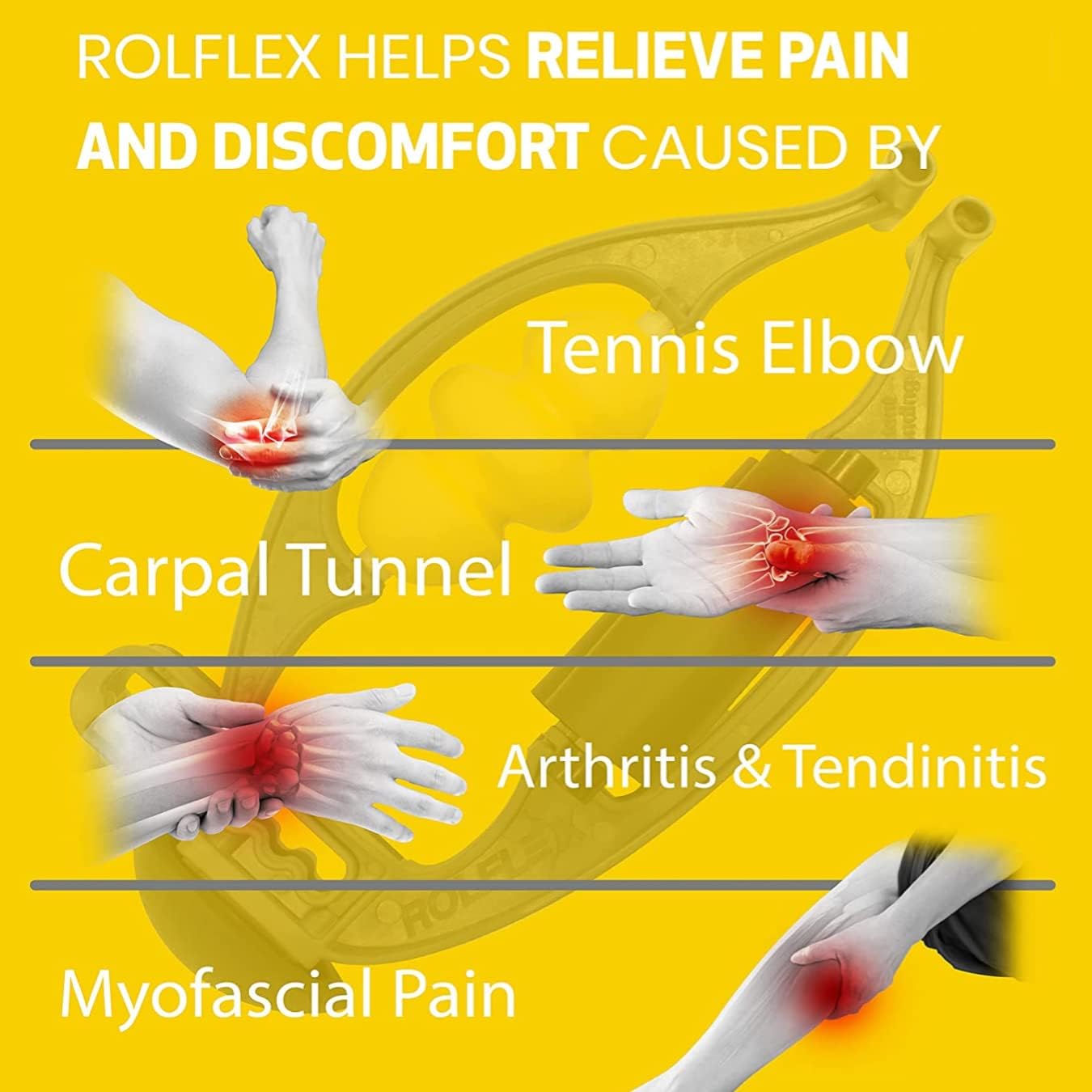 Massage Combo - Different Shapes for Better Myofascial Release, Trigger Point and Self-Massage