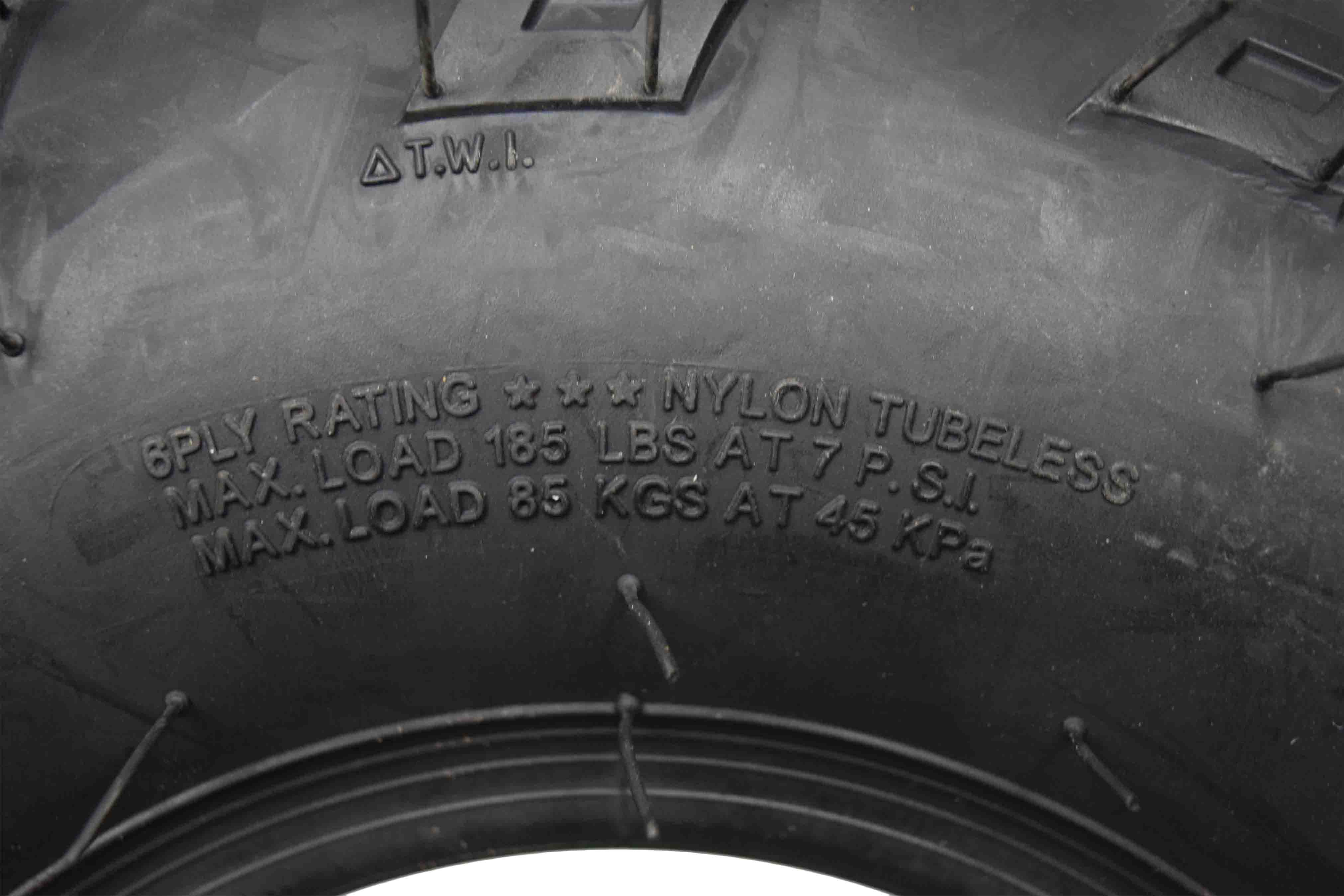 MASSFX MS 145/70-6 Tire 6 Ply Go-Kart, Mini Bike, ATV, Lawn Tire 2 Pack