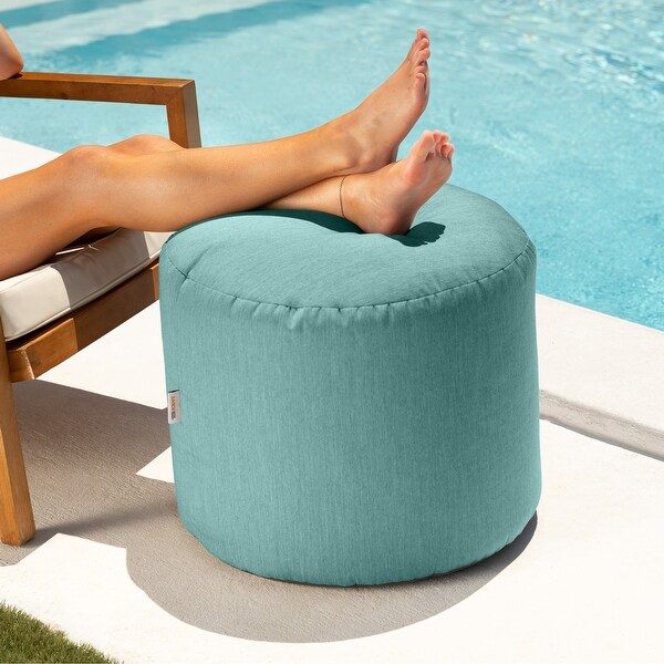 Jaxx Sunbrella Patio Bean Bag Pouf Ottoman