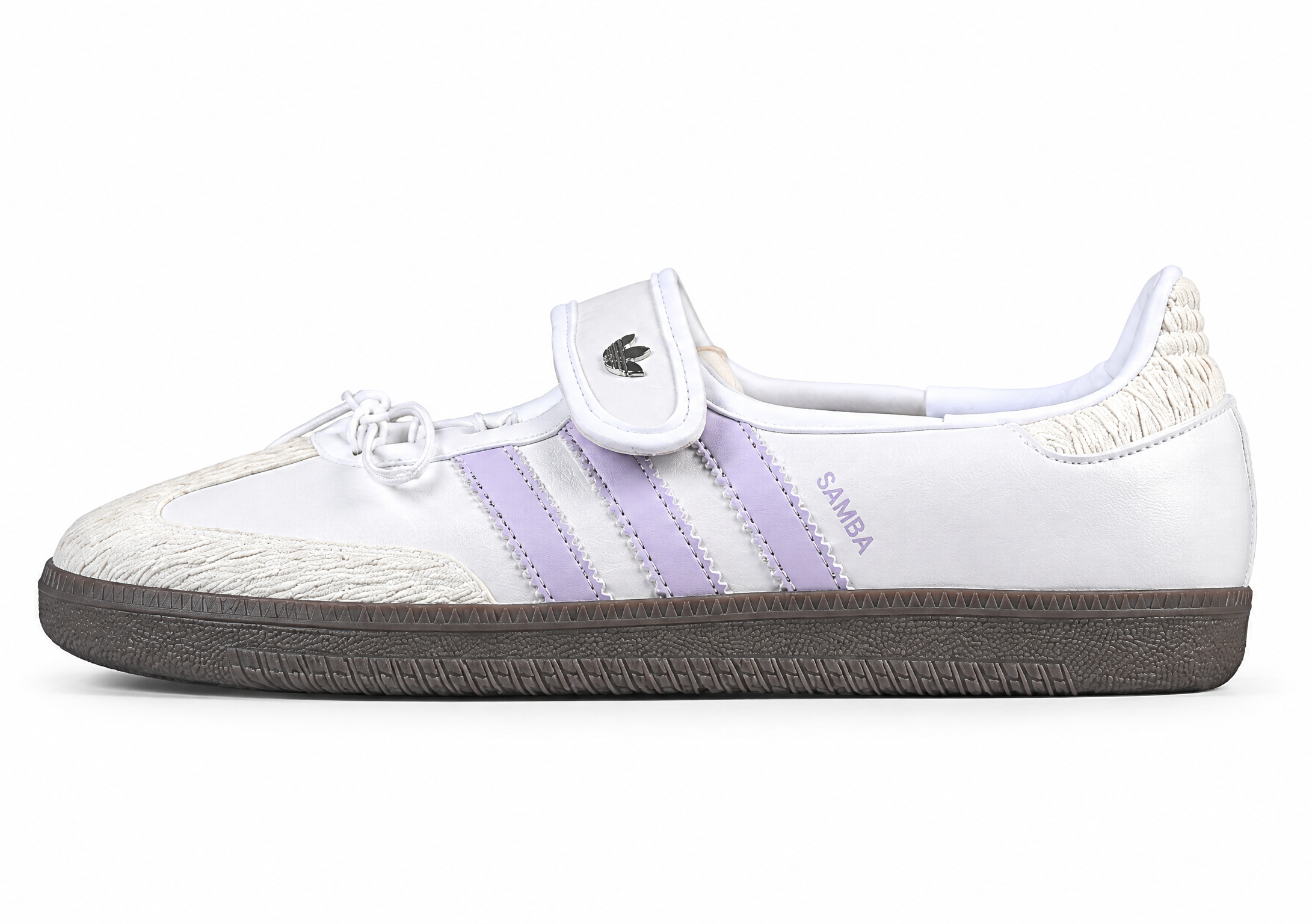 Adidas Samba Jane Lazy Person'S Life Shoes Violet/White LB8627