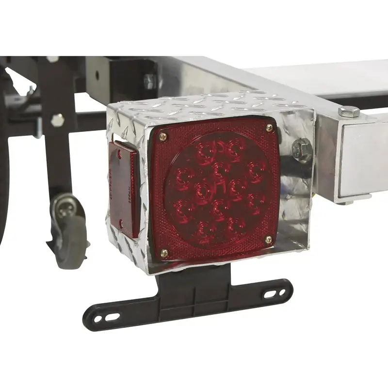 Ultra-Tow Folding Aluminum Utility Trailer Kit – 4ft x 8ft, 1170 lb Load Capacity (Model 3806S109)