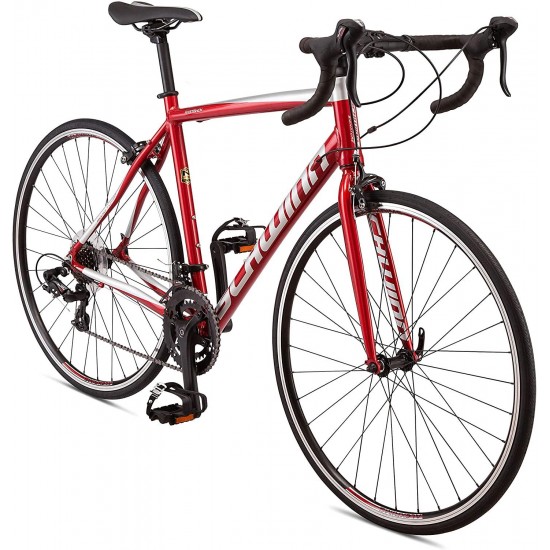 Fastback Tourney AL Adult Performance Road Bike, Beginner to Intermediate Bicycle Riders, 700c Wheels, 14-Speed Drivetrain, Small Aluminum Frame