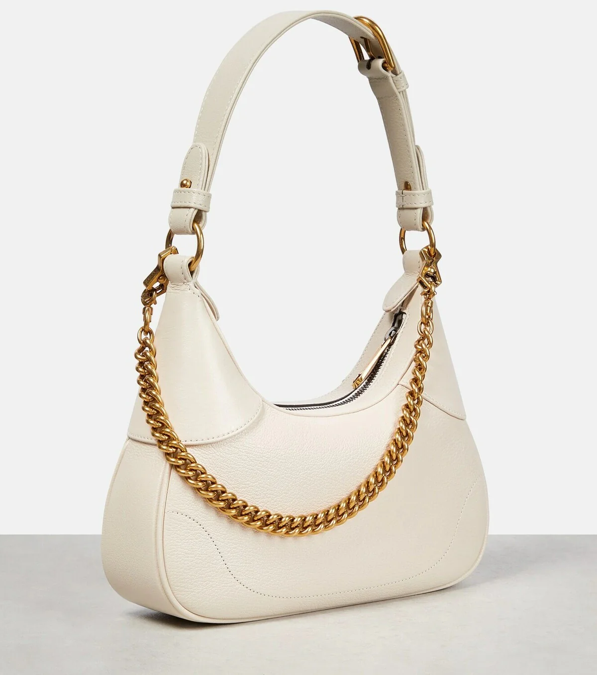 Gucci Aphrodite Small Leather Shoulder Bag – White