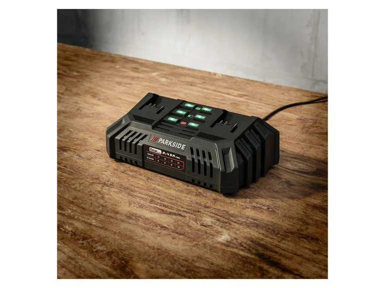PARKSIDE® Chargeur de batterie double PDSLG 20 B1, 2 x 4,5 A, 20 V