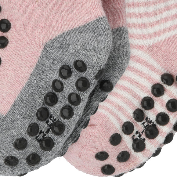 Topomini 2 Paar Baby Krabbelsocken mit Frottee