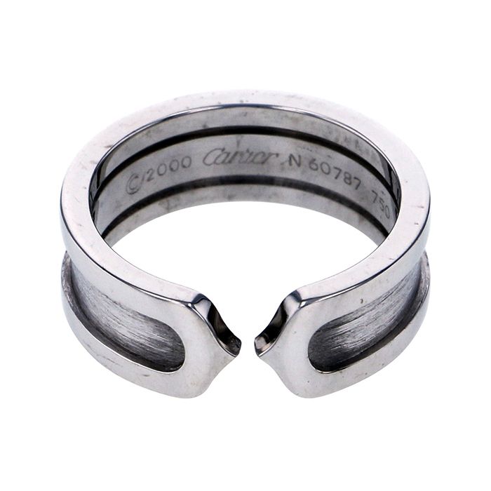 Cartier Love C Do Ring 18K White Gold