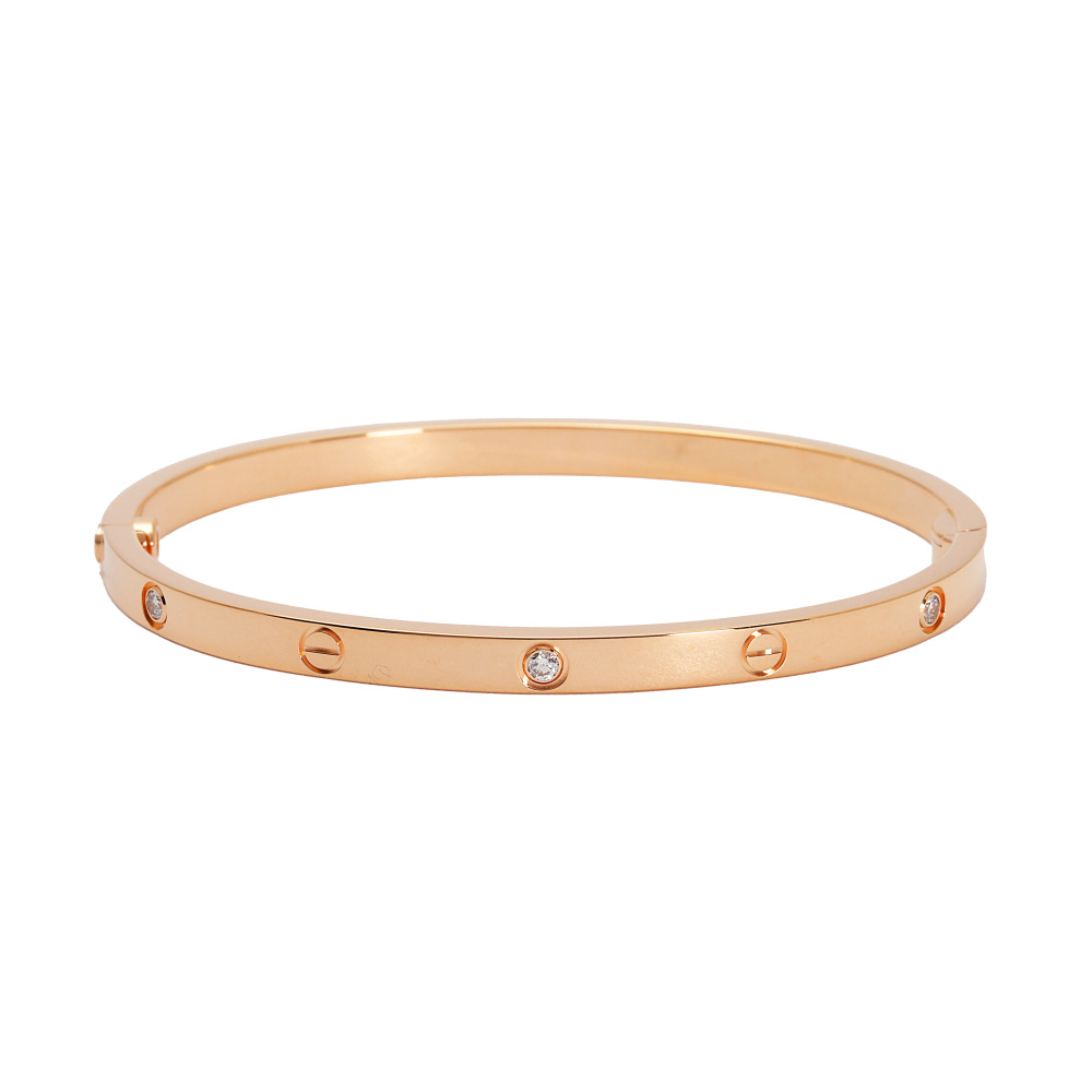 Cartier Love Sm Bracelet 18K Rose Gold Diamond B6047600