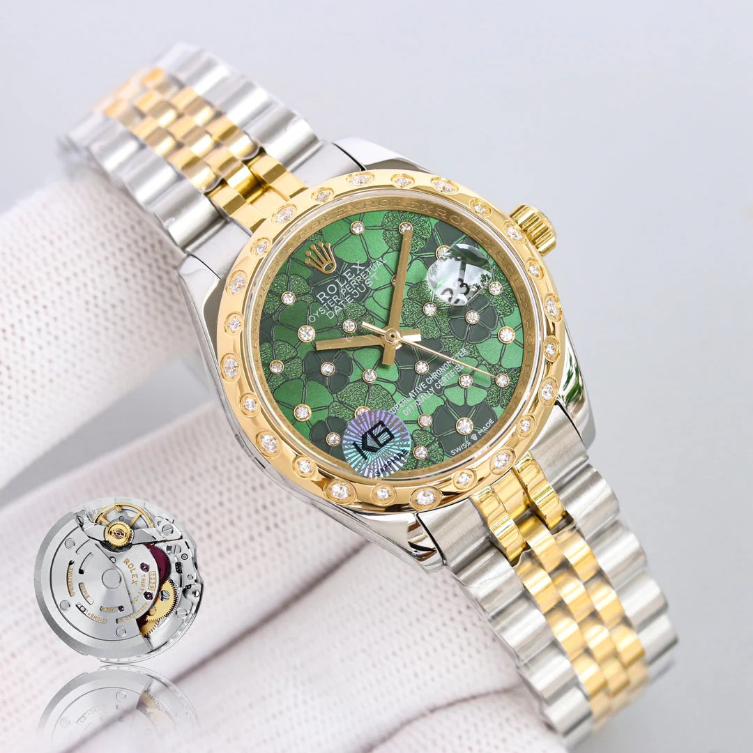 DATEJUST 31  GOLD BLUE DIAL
