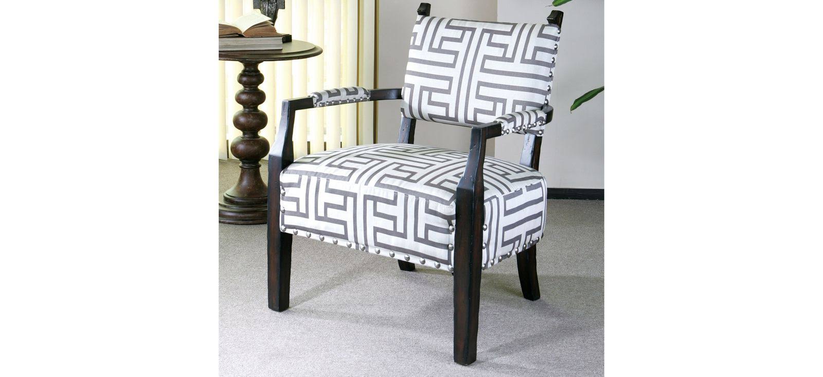 Uttermost Terica Geometric Accent Chair