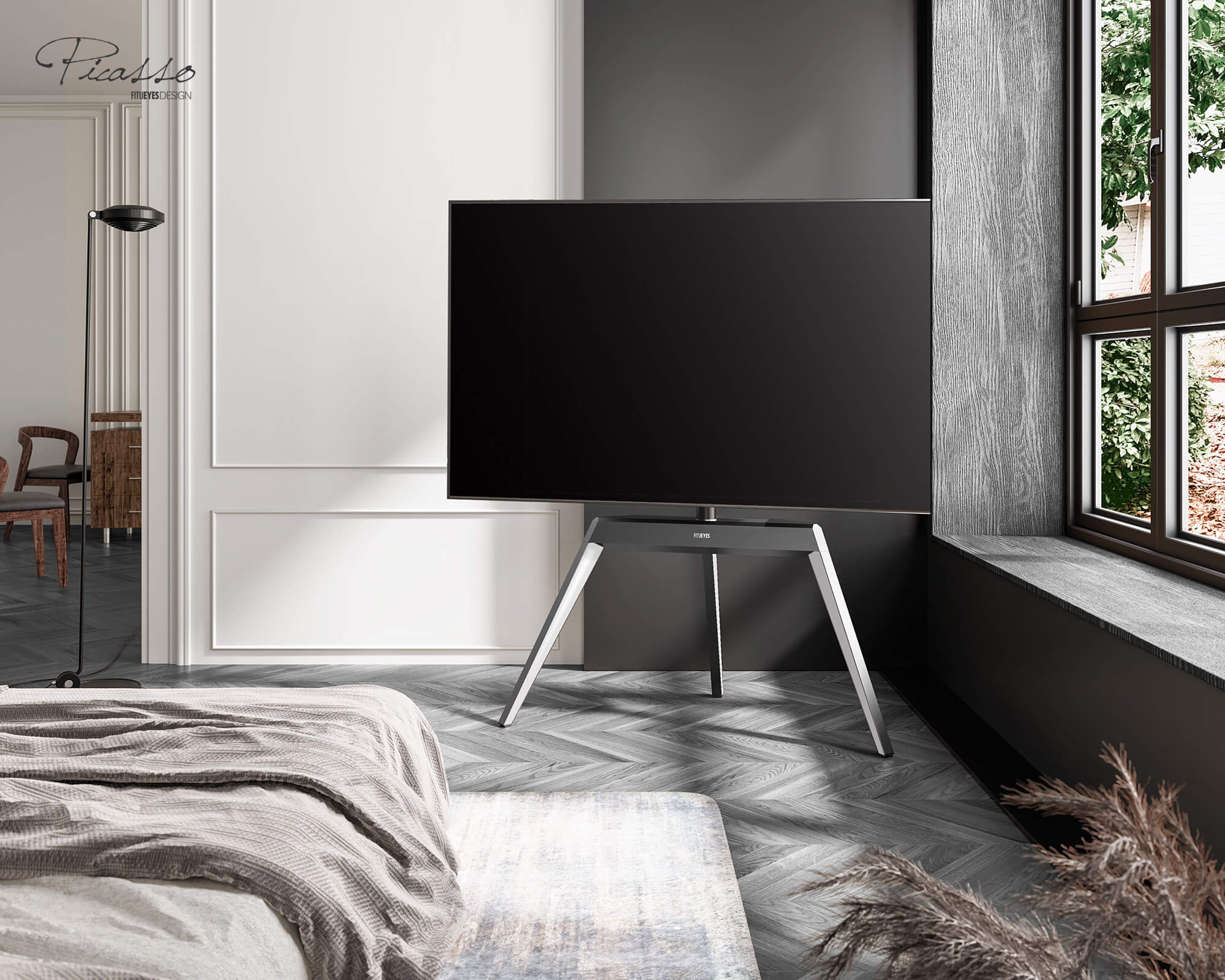 Picasso FT78 Corner TV Stand
