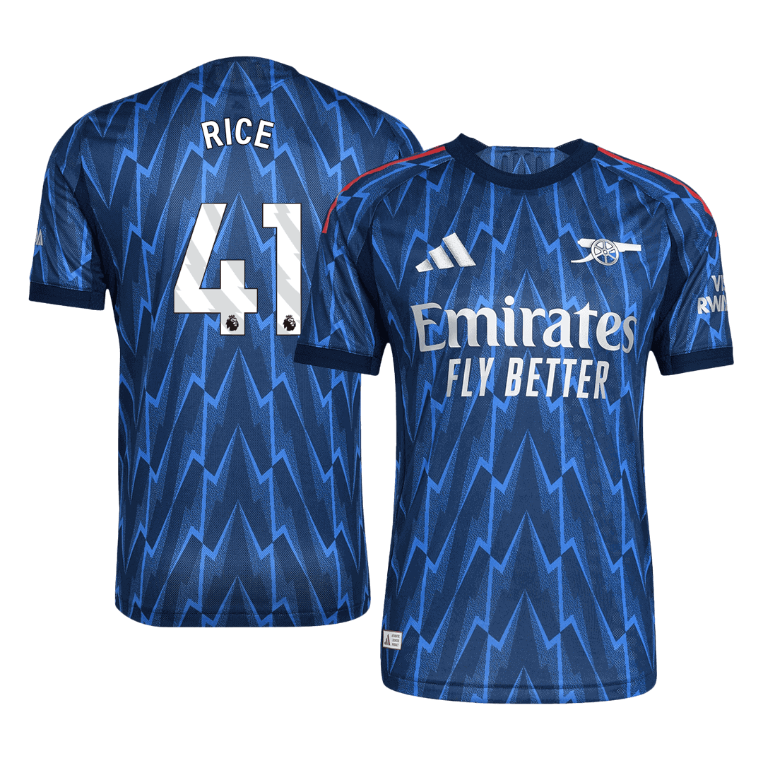 RICE #41 Arsenal Away Player Version Jersey 2025/26