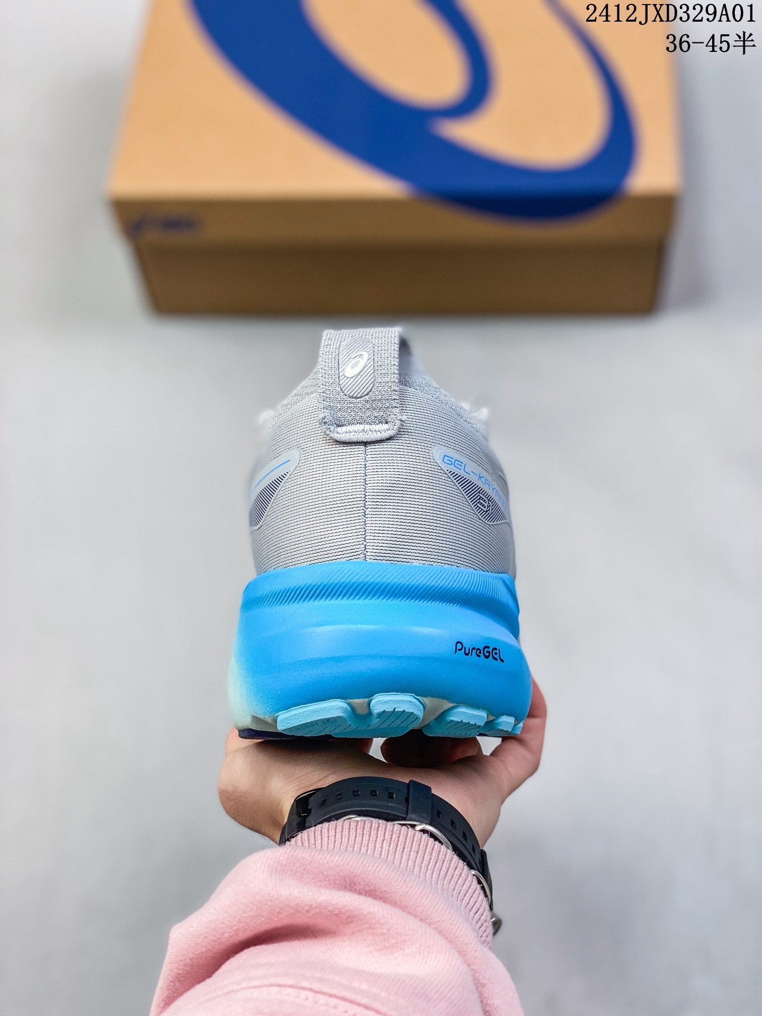 ASICS Gel-Kayano 31 Piedmont Grey Digital Aqua 1012B670-022
