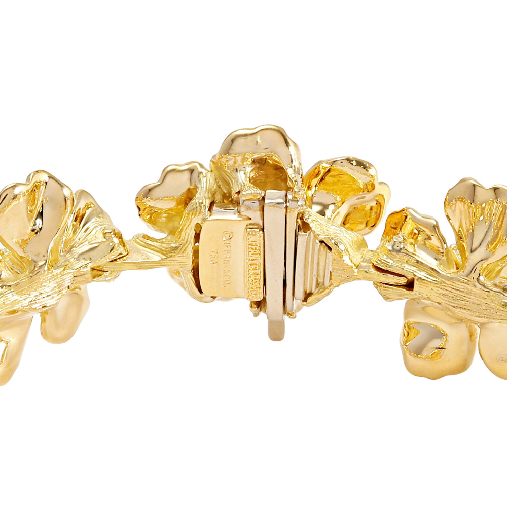 Tiffany & Co. Classic Flower Bracelet 18K Yellow Gold
