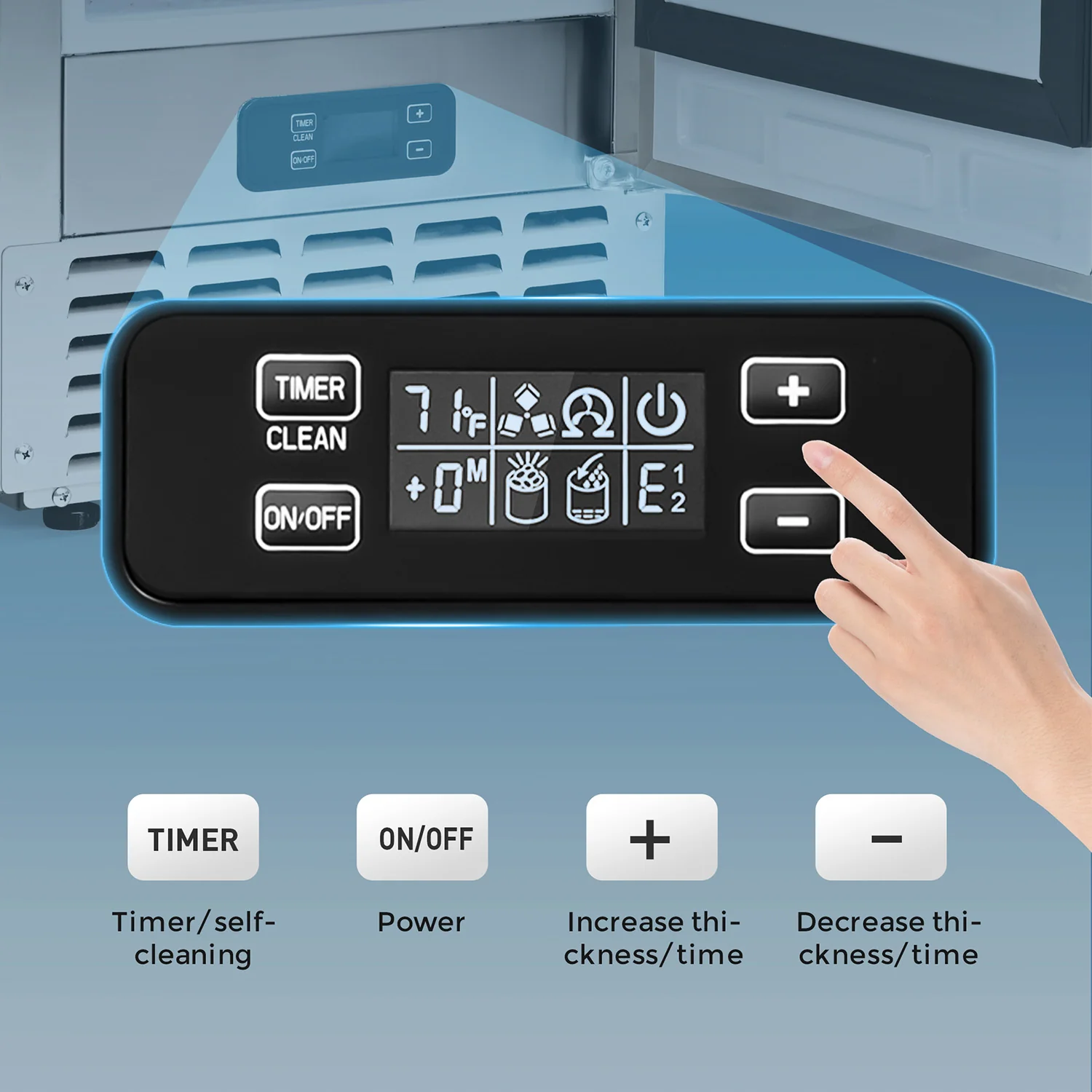 Commercial Under Counter Nugget Ice Maker Machine