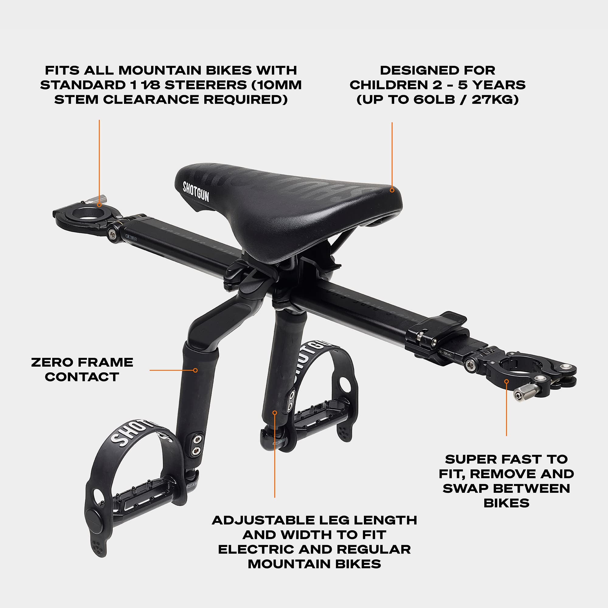 SHOTGUN Pro Combo MTB seat