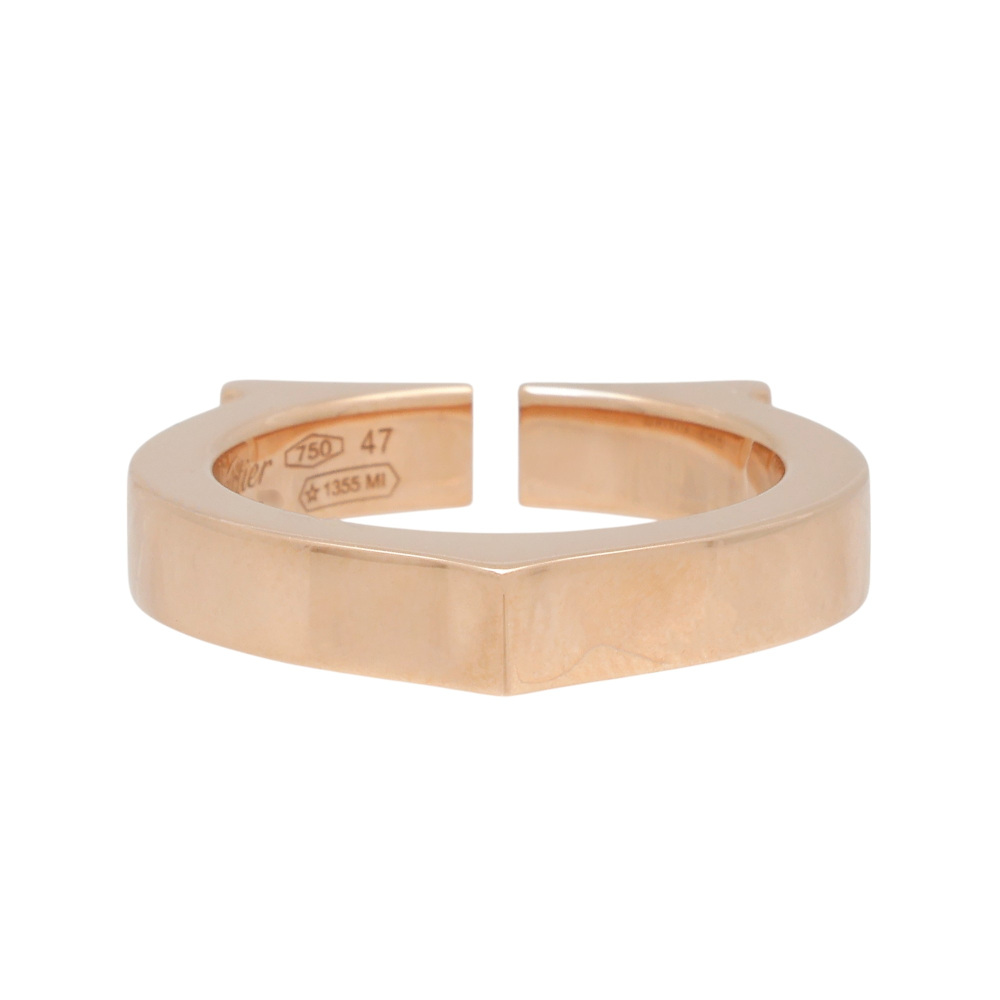 Cartier C Flat Ring 18K Rose Gold B4051800