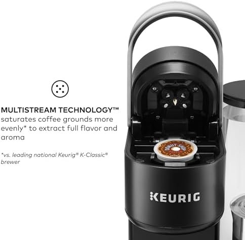 SMART Single Serve K-Cup Pod Coffee Maker, Black