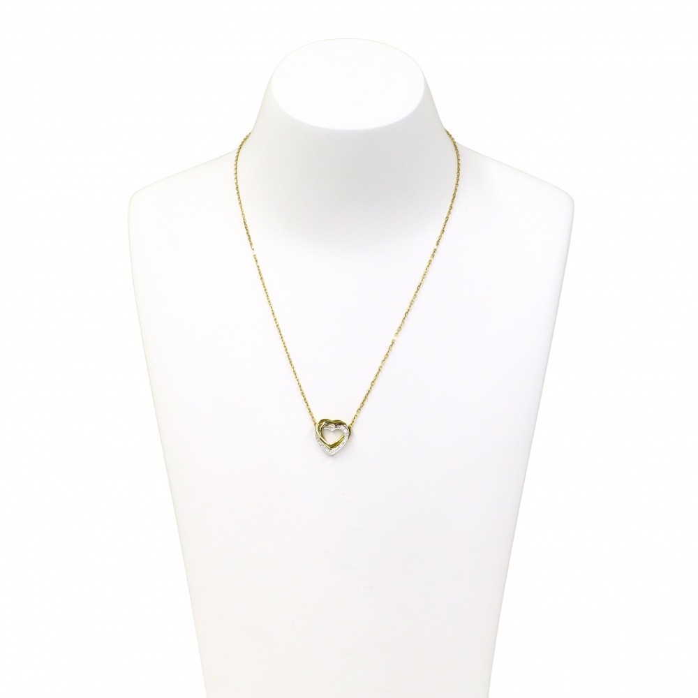 Cartier Trinity Necklace Tri-Gold Diamond