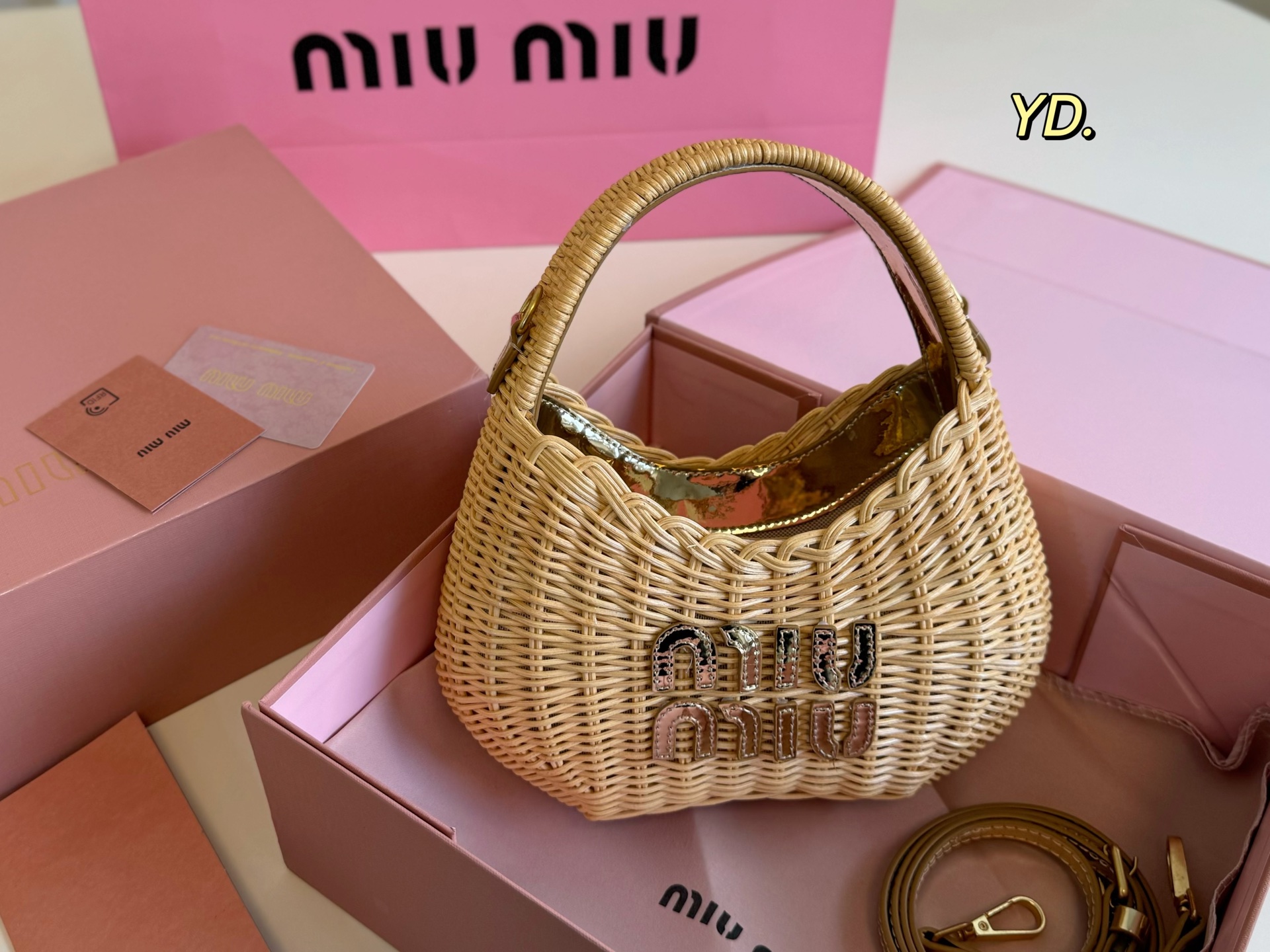 MiuMiu new straw basket bag - cnluxepick