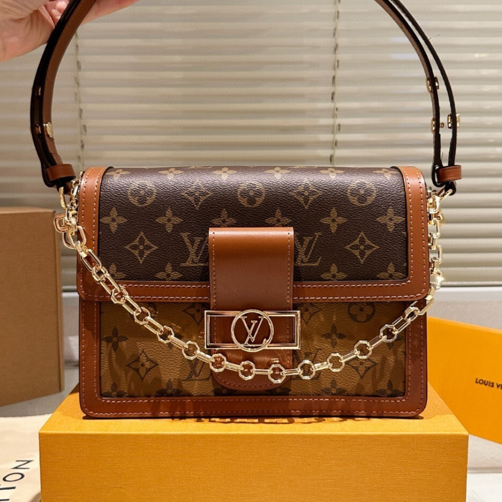 Louis Vuitton Dauphine PM Brown 7.9 Inches M45959
