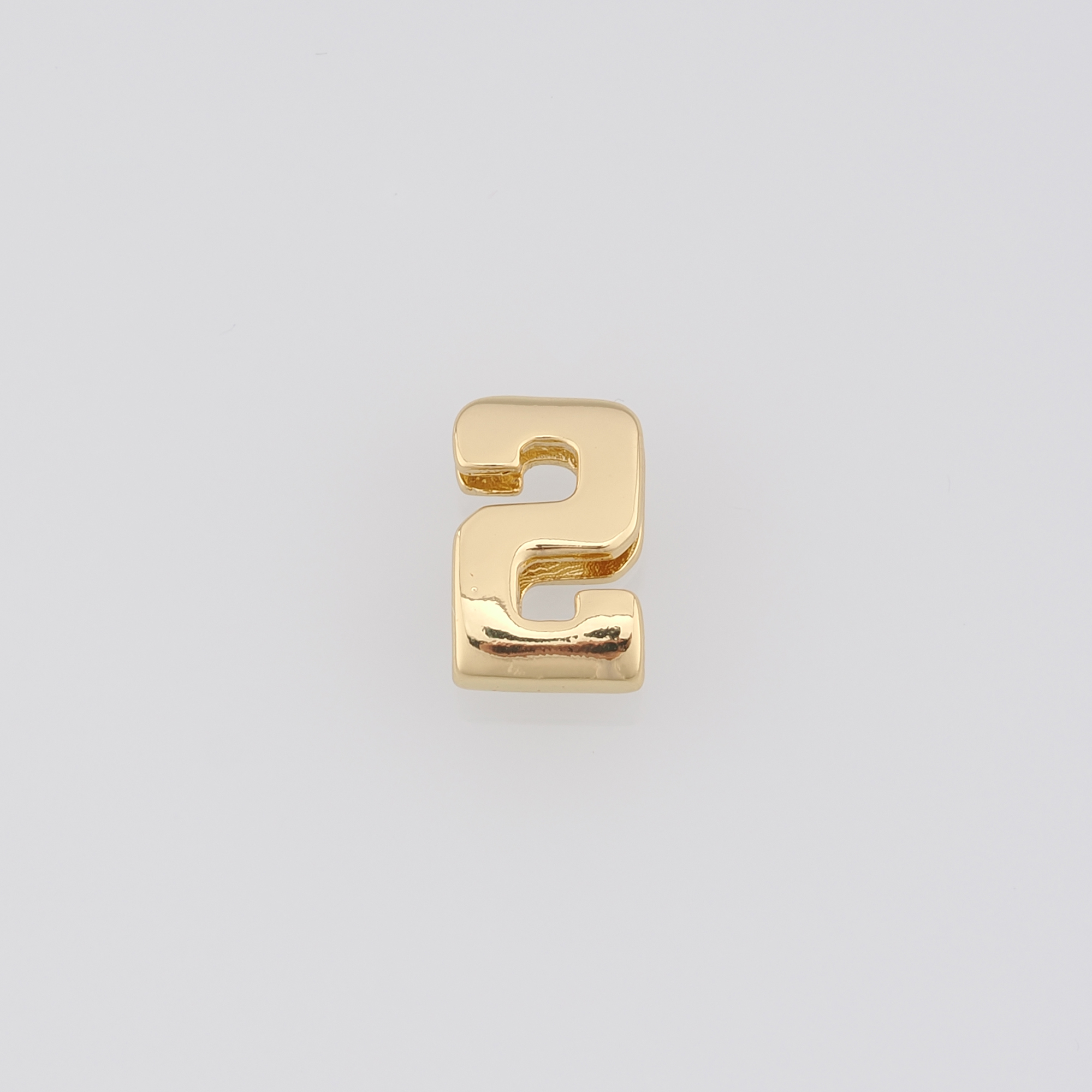 18K Gold Filled Number Spacer Beads,Dainty Number Spacer Beads,DIY Jewelry Making Supply