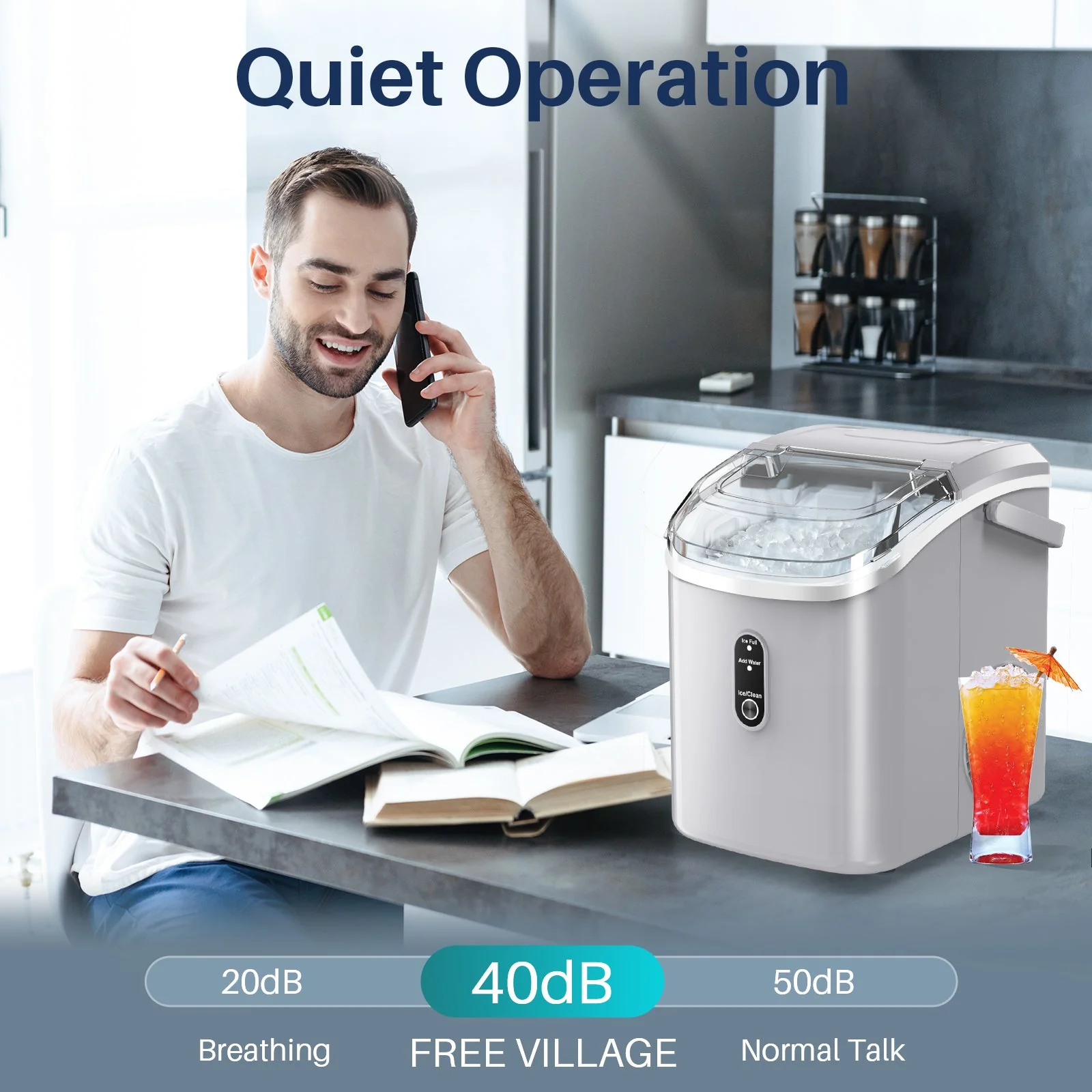 Nugget Pebble Ice Maker Countertop Z5815N