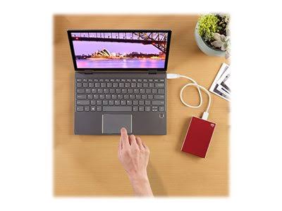 Seagate 4TB One Touch USB 3.2 Gen 1 External Hard Drive (Red) STKC4000403