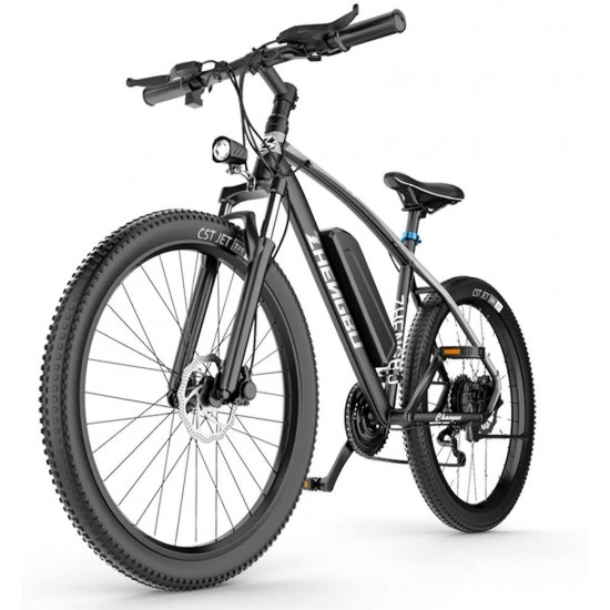 Electric Bike for Adults 48V 400W 25Mph Brushless Motor 27 Speed Lithium Battery 26″ Tire Bike Mountain Ebike Commuter Bike
