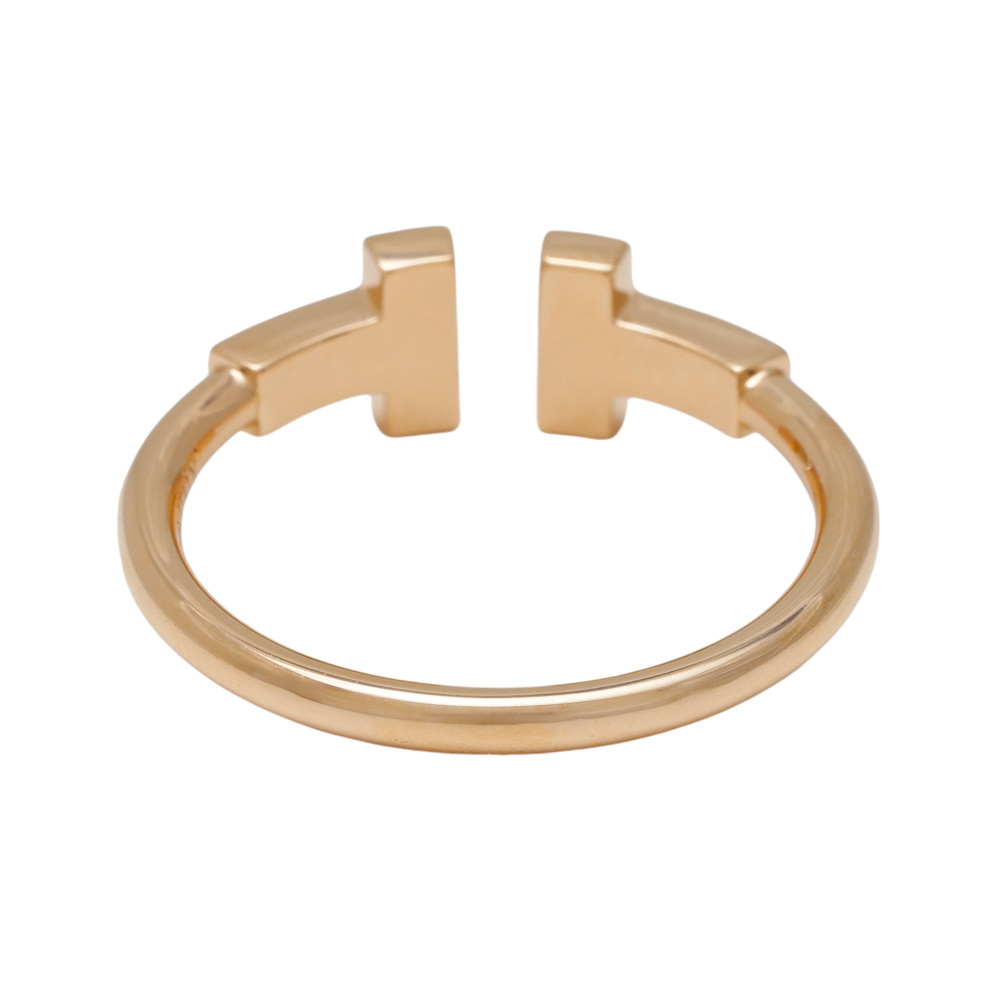Tiffany & Co. Tiffany T Diamond Wire Ring 18K Rose Gold 60147327