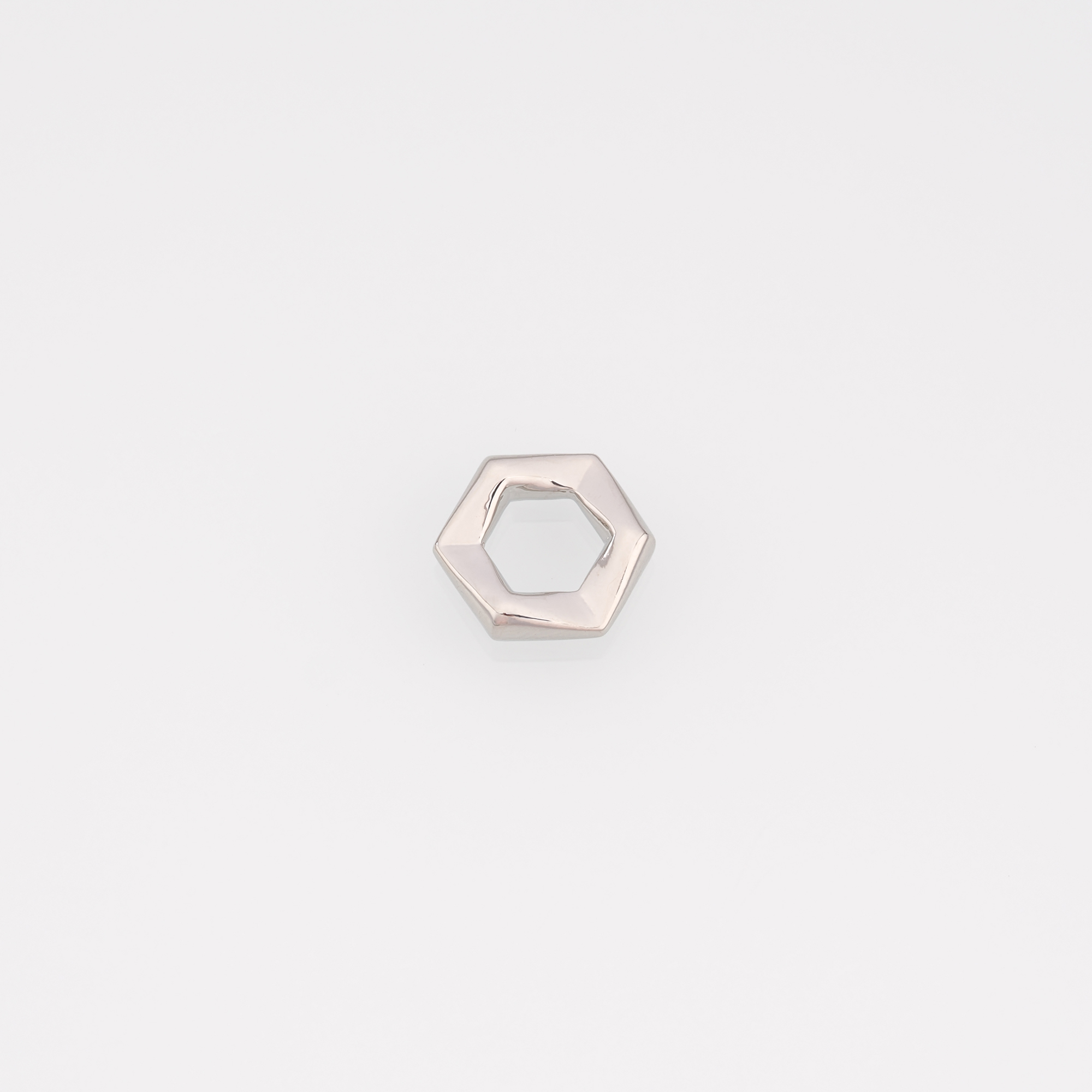 18K Gold Filled Hexagon Spacer Beads,Hexagon Bead for Bracelet Jewelry Necklace Making Supply