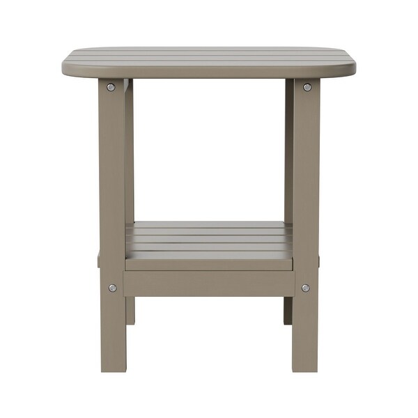 AllWeather Adirondack Style Patio Side Table