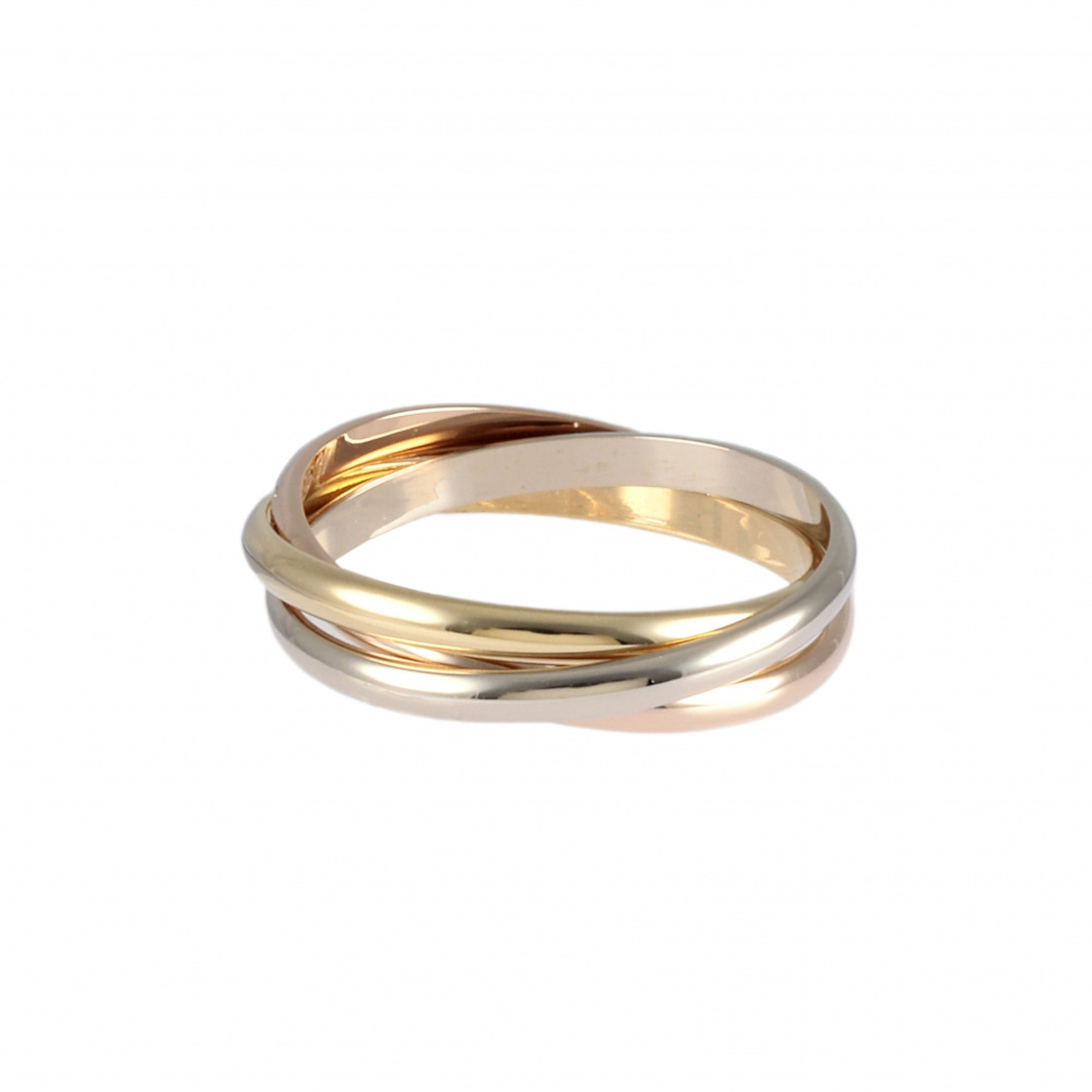 Cartier Trinity Ring Tri-Gold