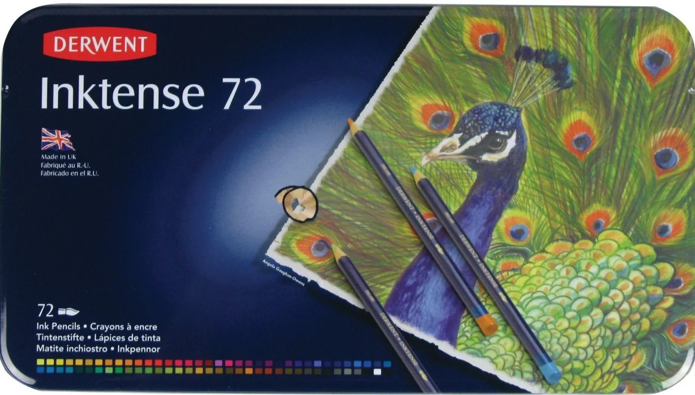 Derwent Inktense Pencil 72-Color Tin Set