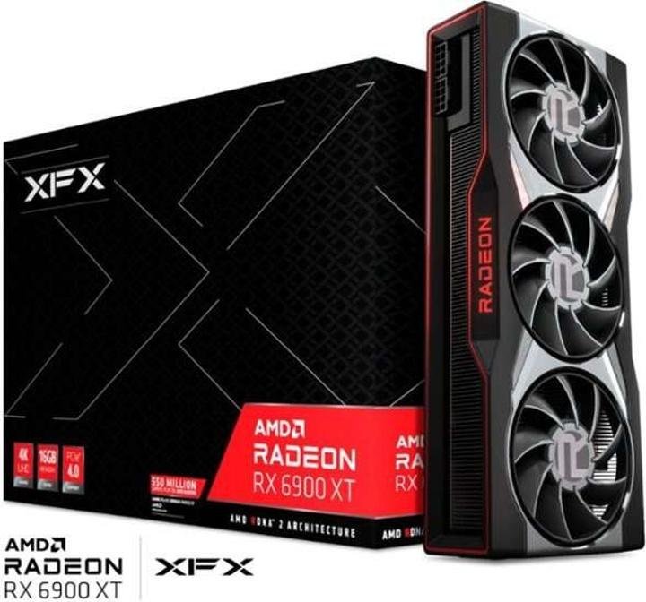 amd-radeon-RX 6900 XT 16GB GDDR6 PCI Express 4.0 Gaming Graphics Card Black