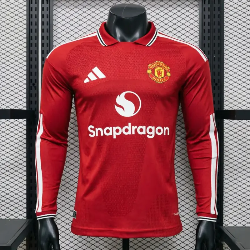 Player Version Manchester United 26/27 Home Jersey Long Sleeves S-3XL