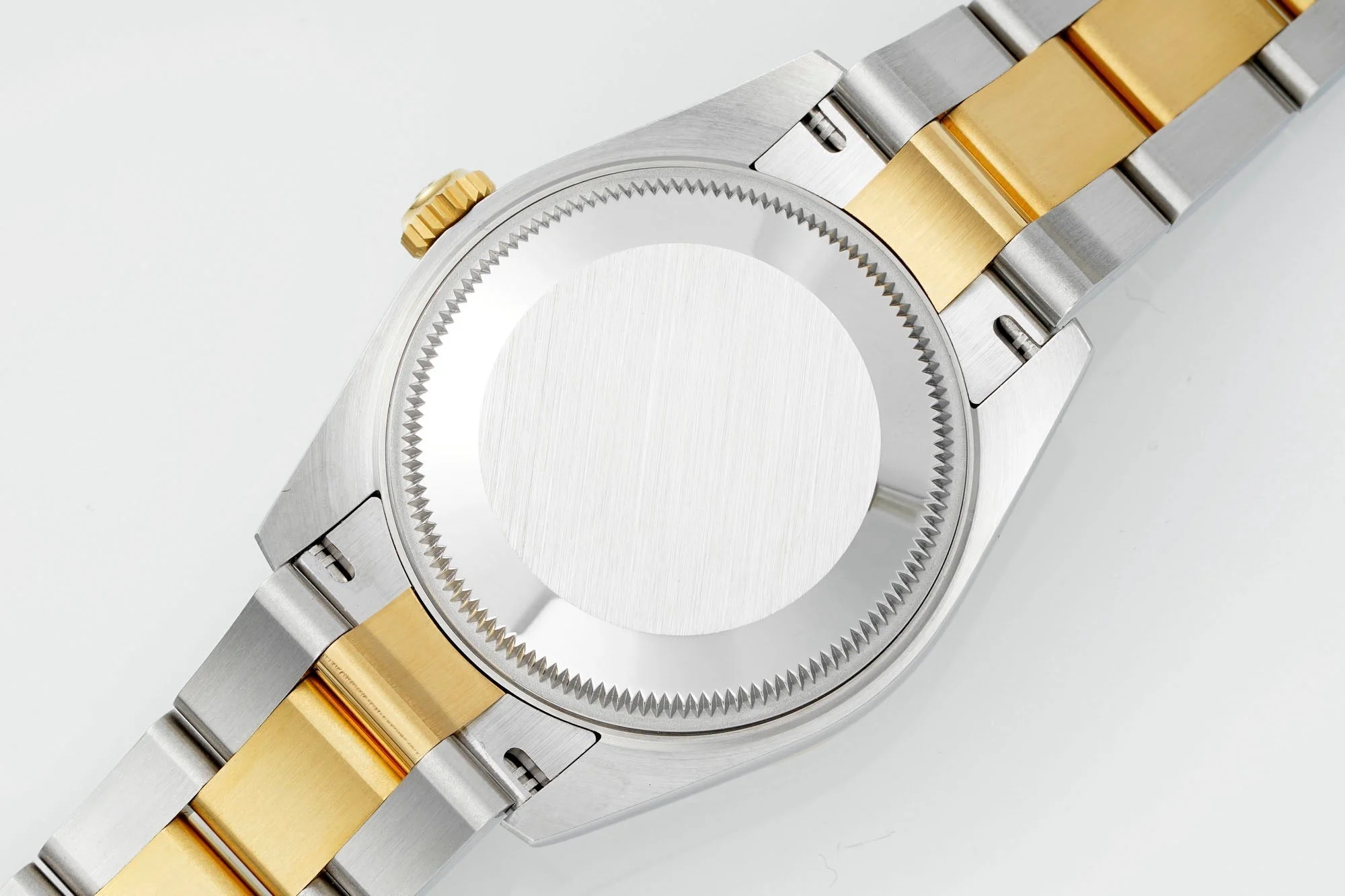 Rolex Datejust 31mm Two-Tone Yellow Gold Fluted Bezel Champagne Dial
