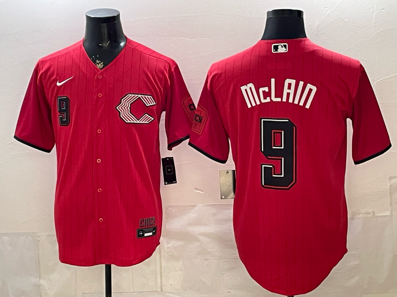 Men's Cincinnati Reds Matt McLain #9 Red 2026 City Connect Stadium Jersey