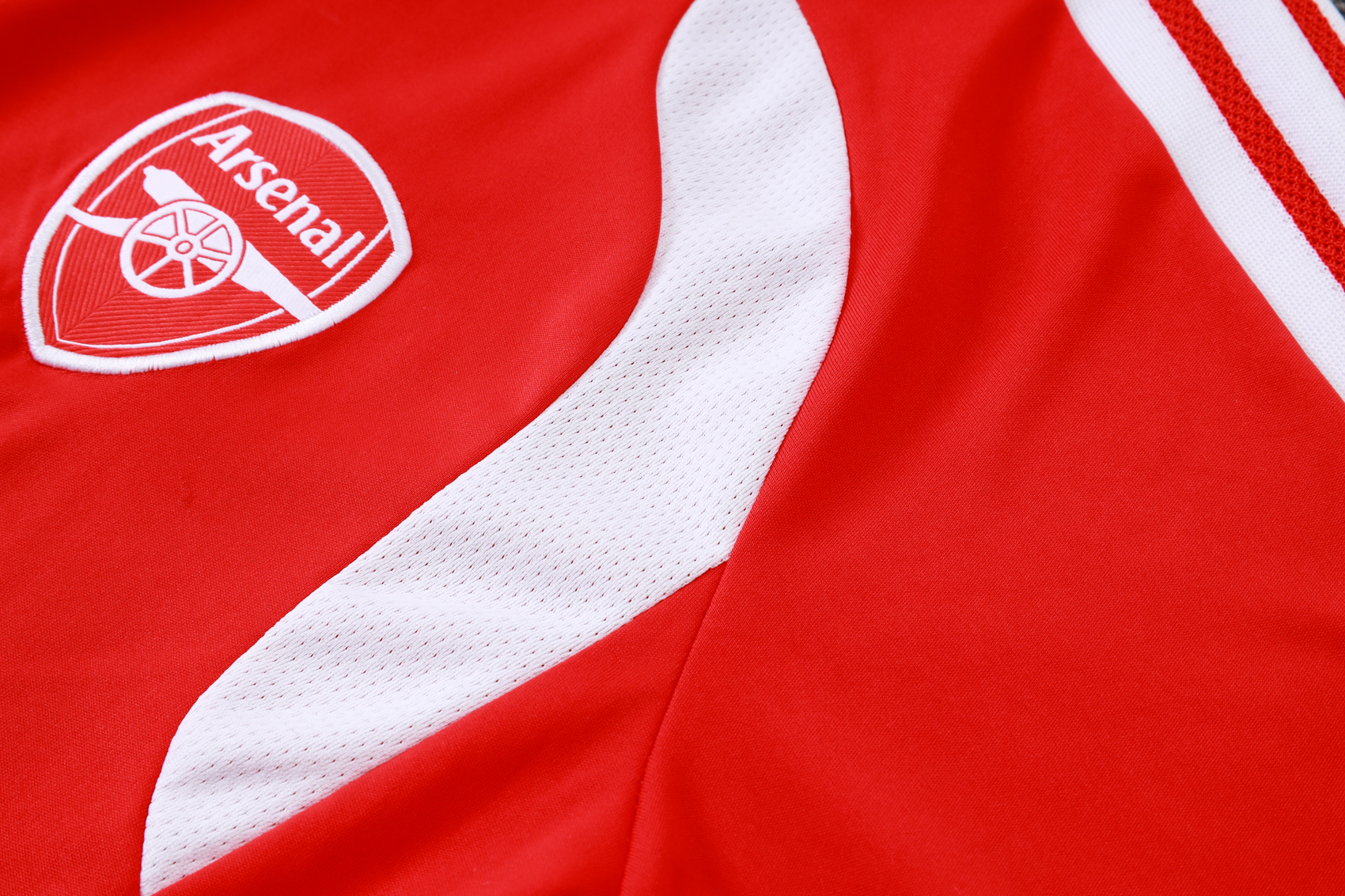 Arsenal 26/27 Half Zipper Training Suit - Red 4