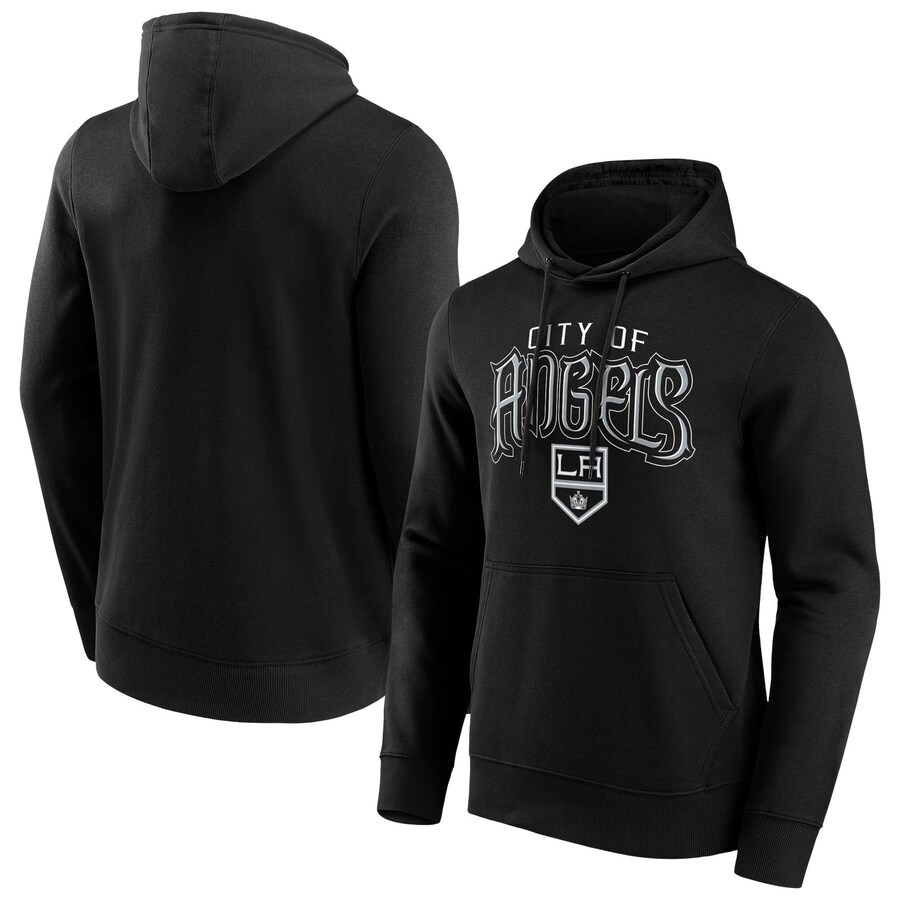 Men's Los Angeles Kings Black Fanatics Branded Hometown Graphic Hoodie