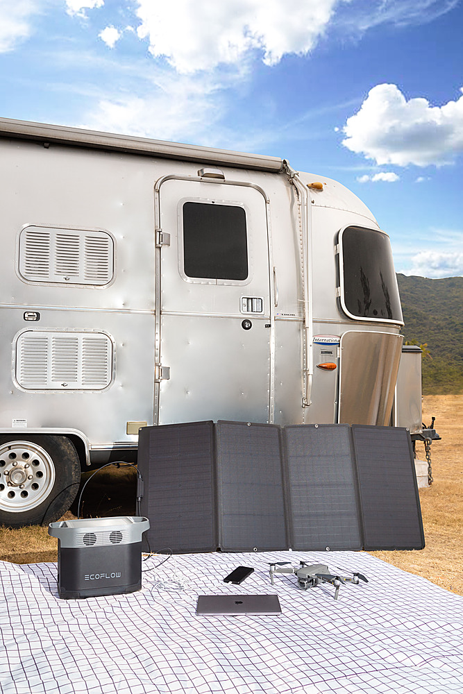 EcoFlow - Foldable 160W Solar Panel - Black