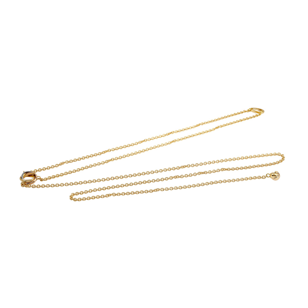Cartier Trinity Bampille Necklace Tri-Gold B7008700