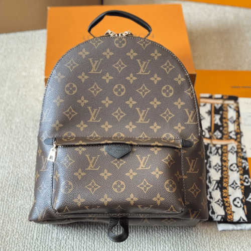 Louis Vuitton Palm Springs MM Monogram Brown 11.8 Inches M44874