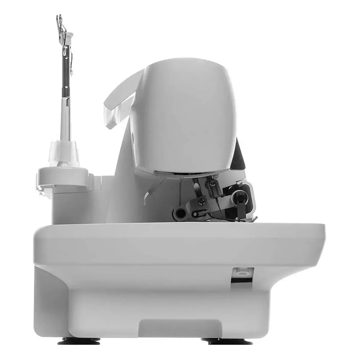 Singer S0100 Serger Sewing Overlock Machine with 2, 3, 4 Thread Capability and 6 Different Stitch Patterns, Included Accessory Kit and Free Arm, White