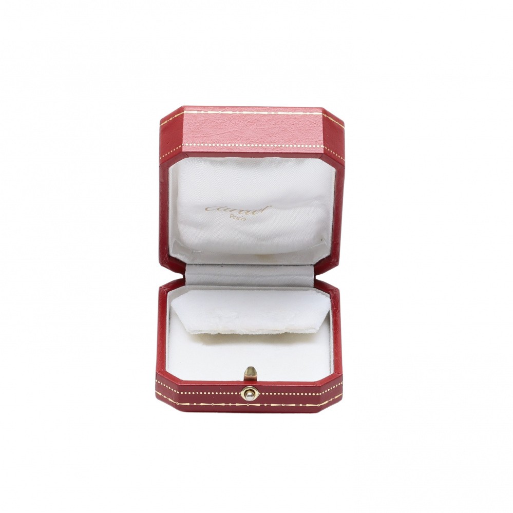 Cartier Pave K18YG Yellow Gold Earrings