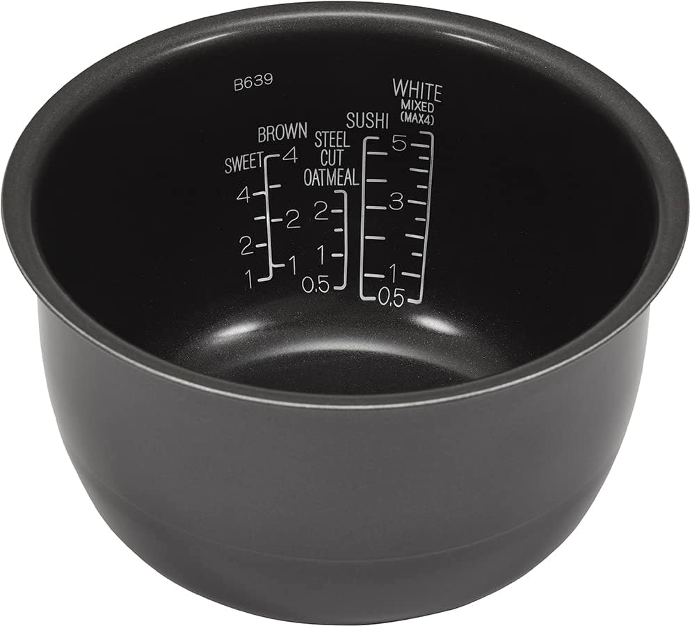 Induction Rice Cooker and Warmer, 5.5 Cup Capacity, Black, 9.25 x 12.25 x 7.88
