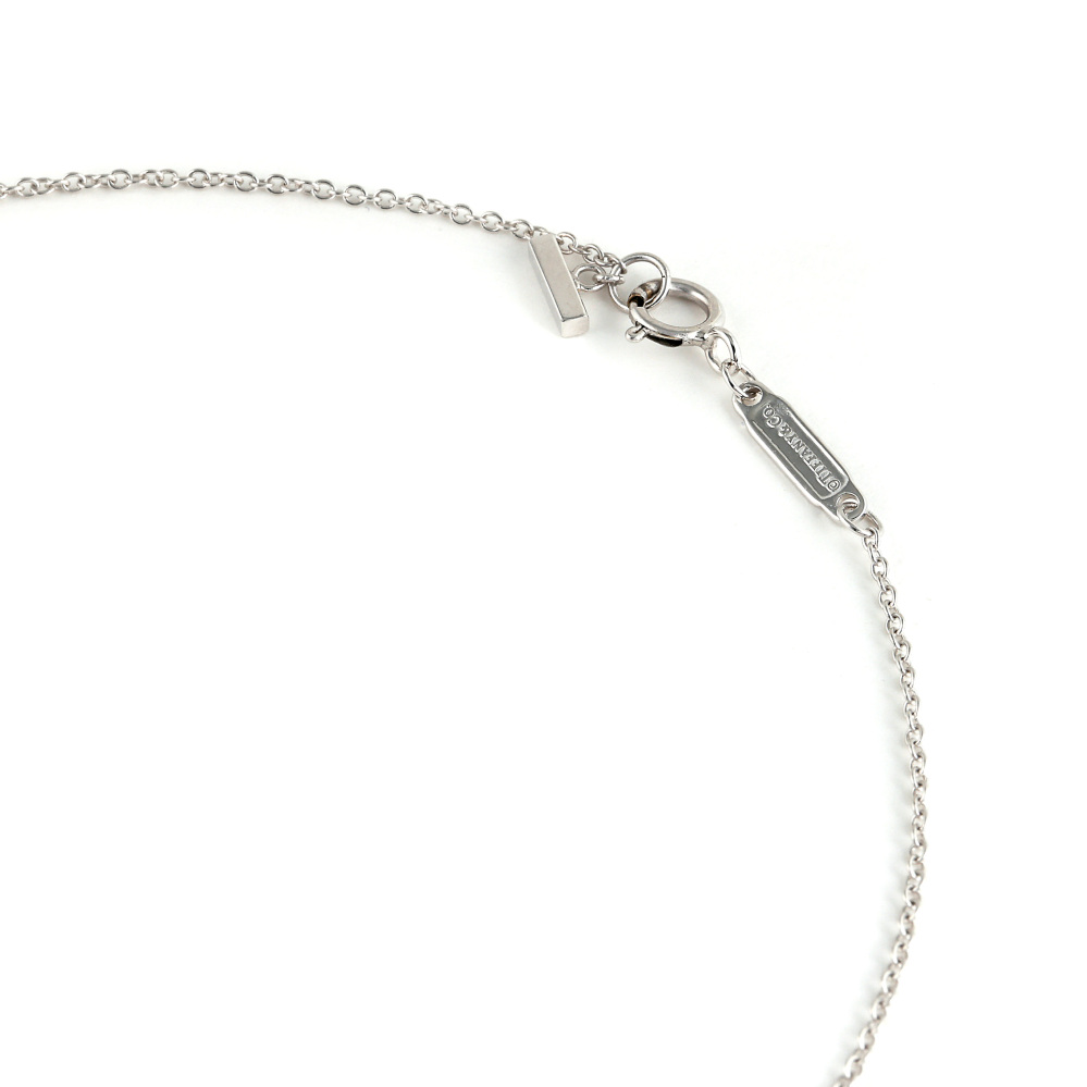 Tiffany & Co. Tiffany T Smile Necklace 18K White Gold Ruby 60698082