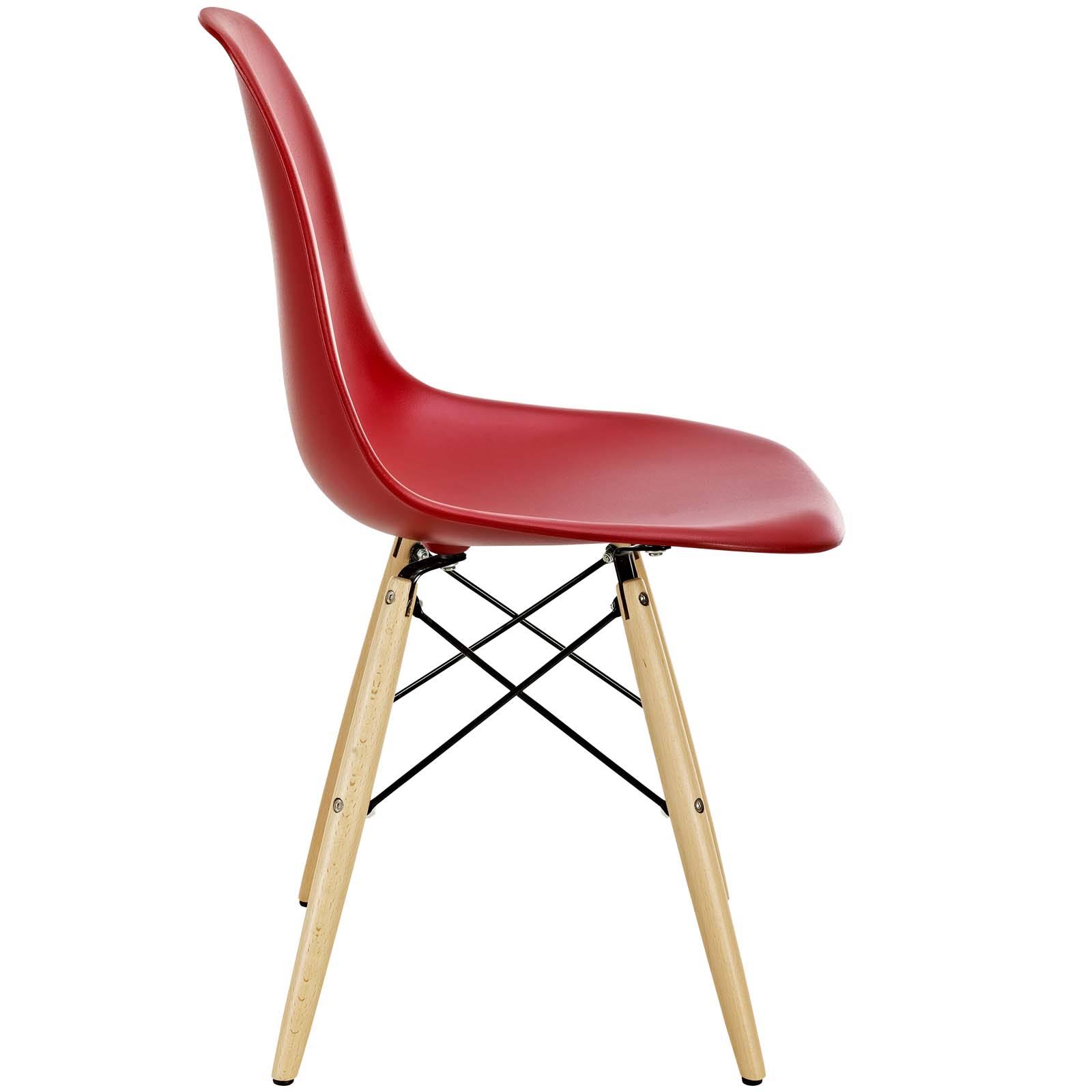 Modway Pyramid Dining Side Chair (Red)