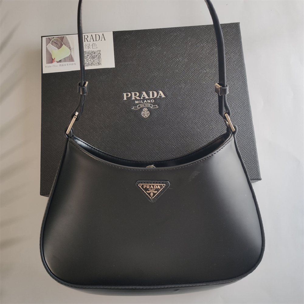 Prada Cleo Patent Leather Shoulder Bag - cnluxepick
