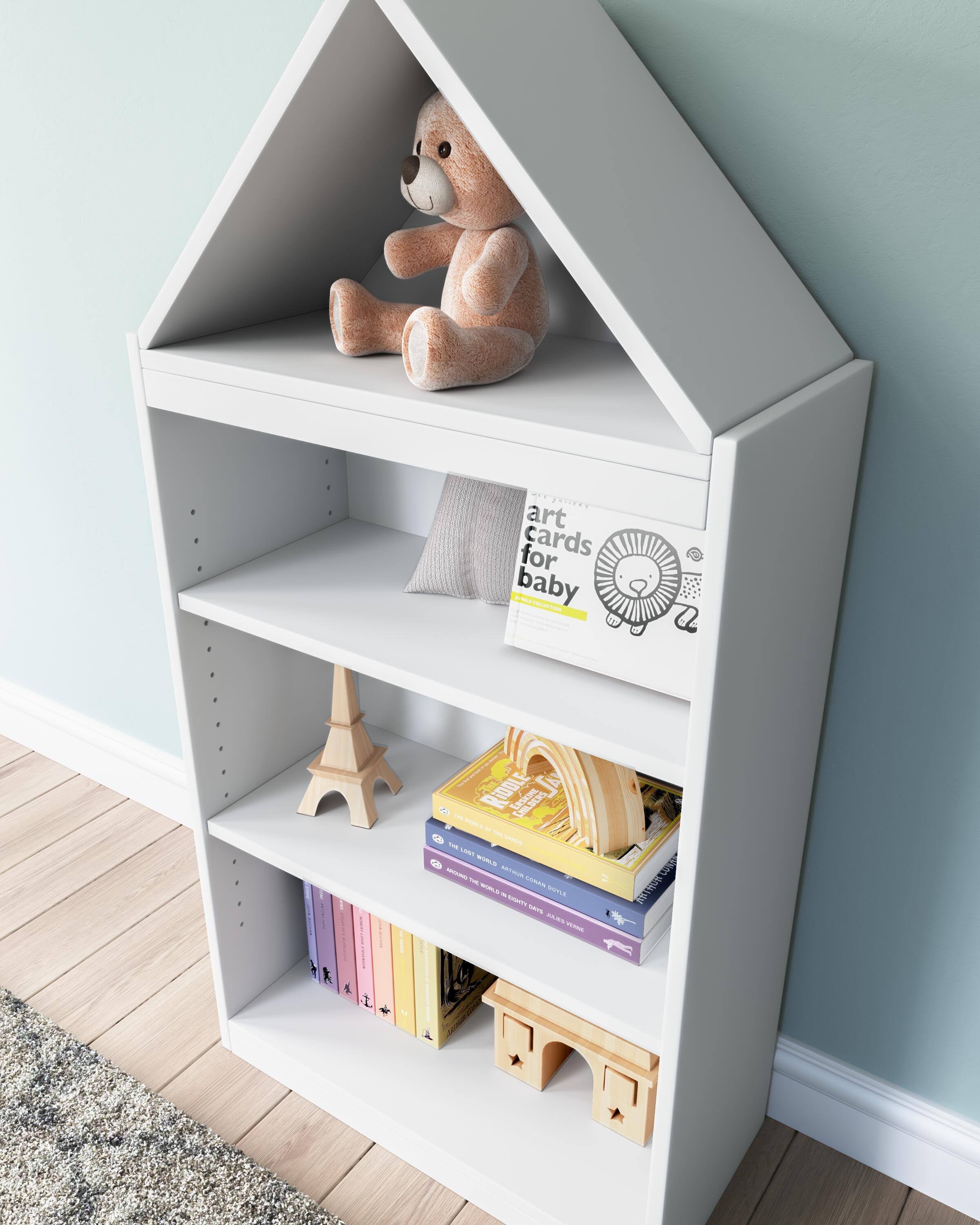Blariden - White - Bookcase