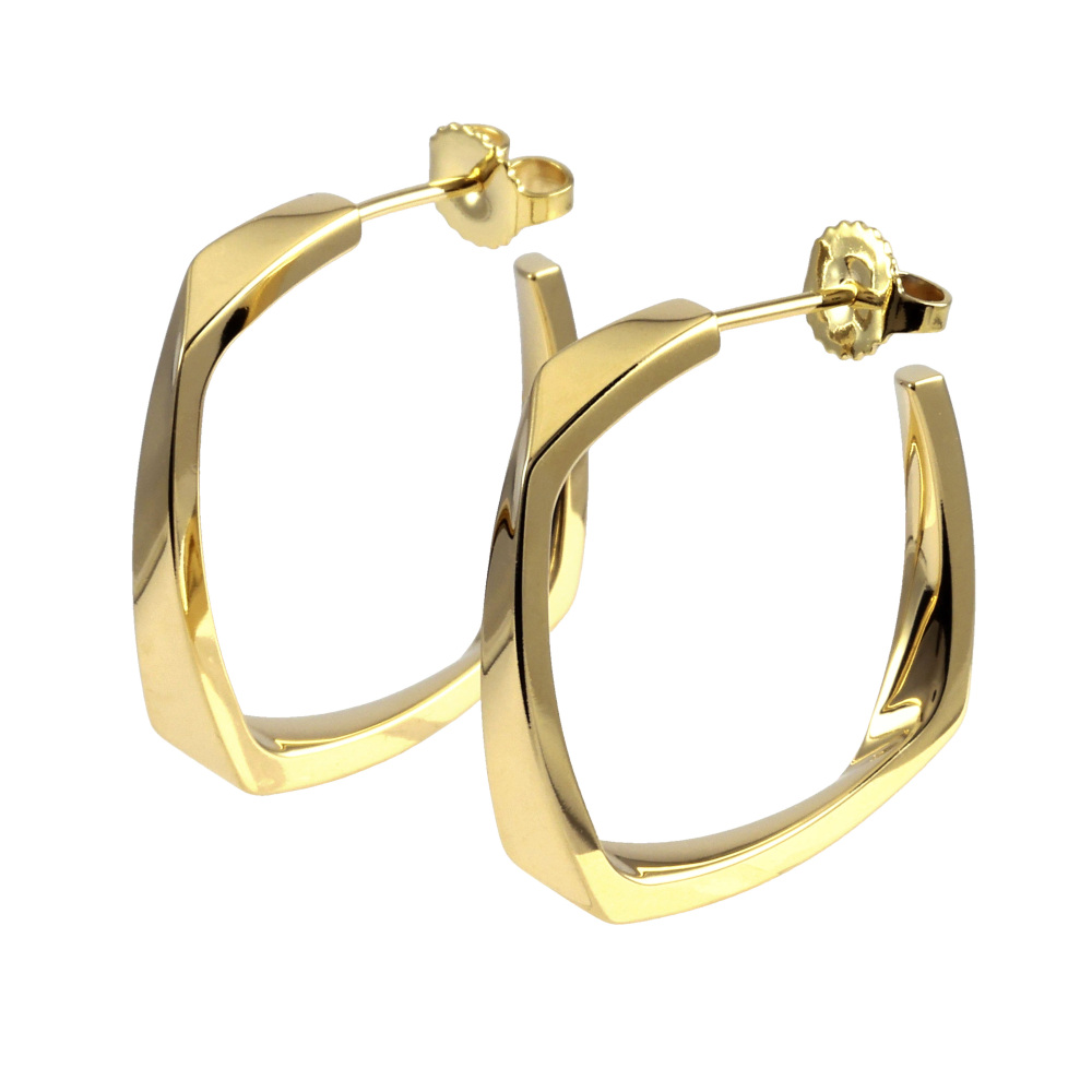 Tiffany & Co. Frank Gehry Earrings 18K Yellow Gold